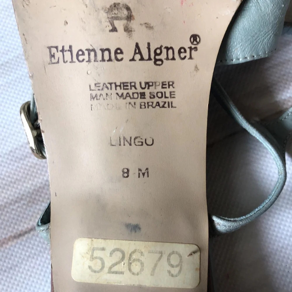 ETIENNE AIGNER HEELED SANDAL SIZE 8
